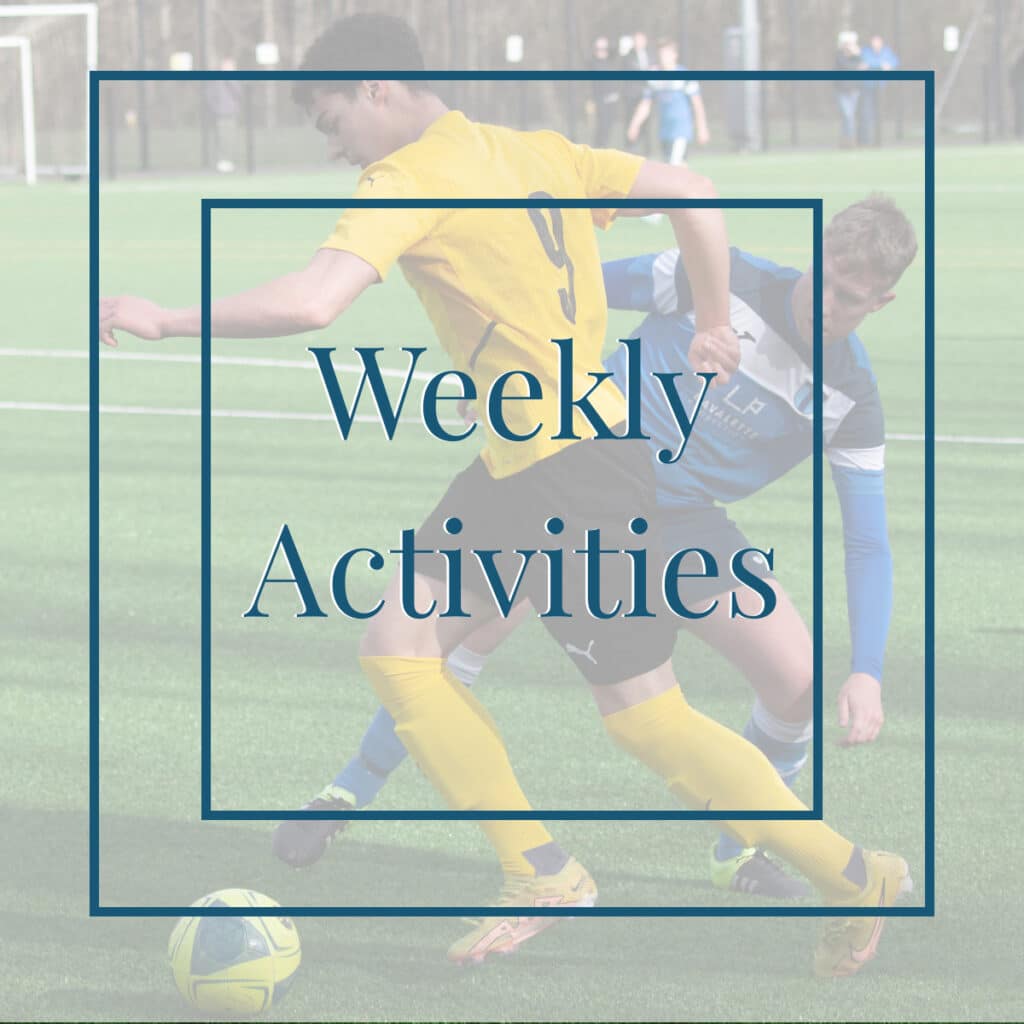 Knutsford Weekly Activities Cover