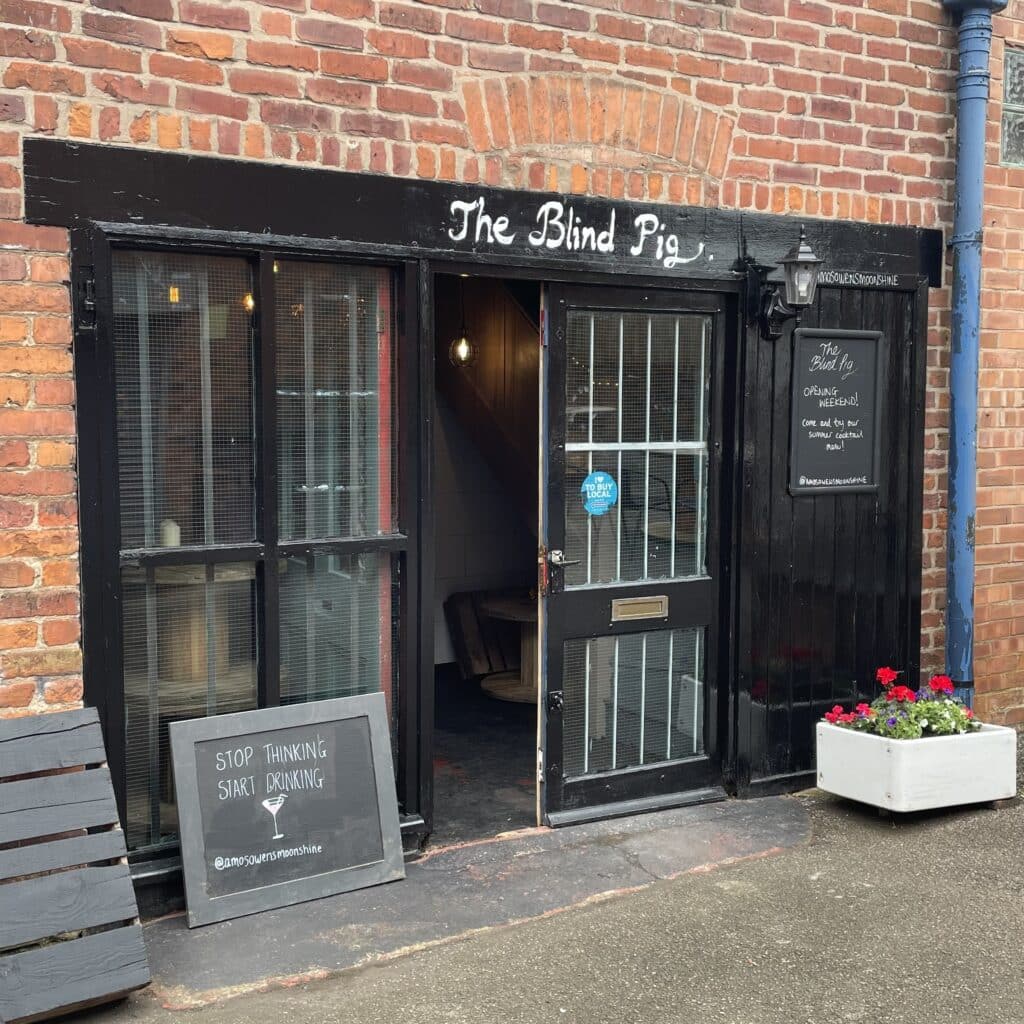 The Blind Pig bar Knutsford
