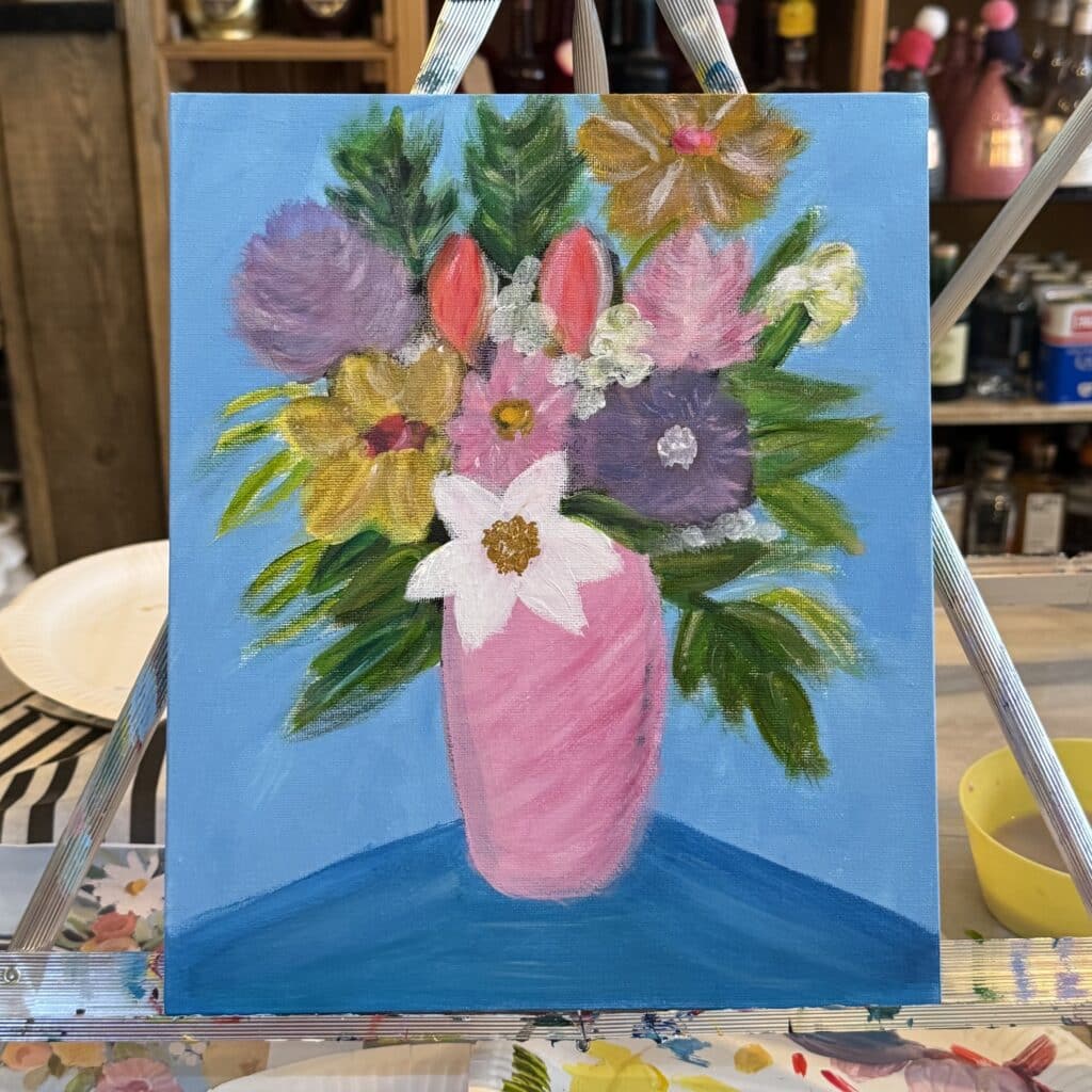 Bubbly & Brushes Spring painting square Bubbly & Brushes Spring painting square