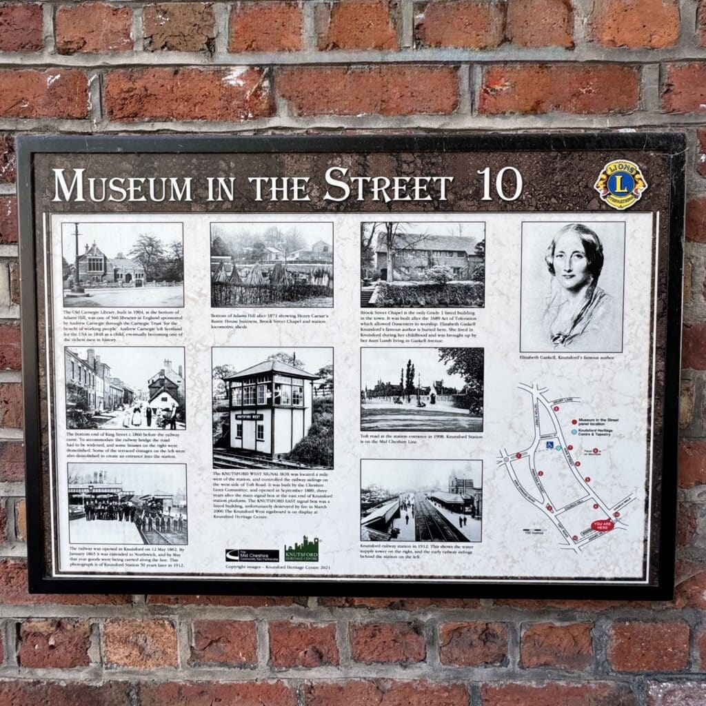 Knutsford Museum In The Street Board 10 Knutsford Museum In The Street Board 10