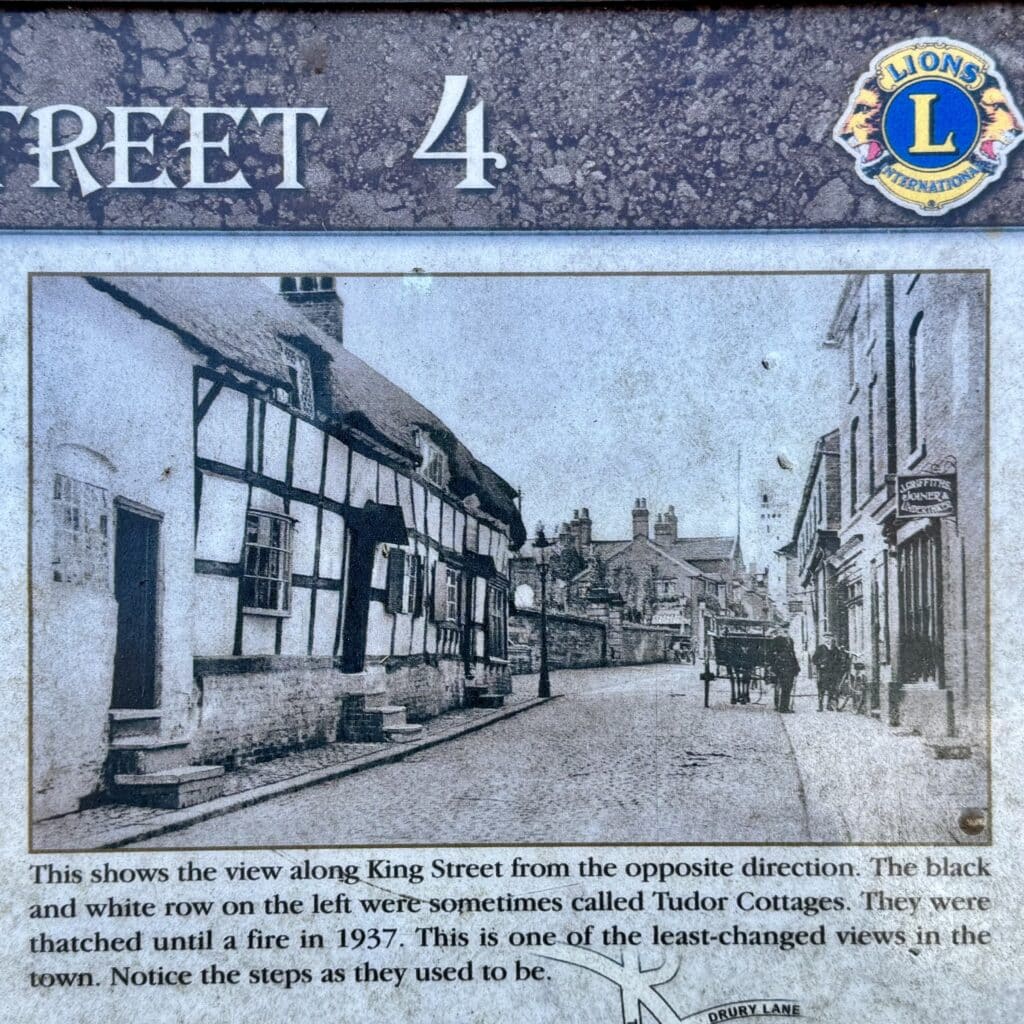 Knutsford Museum In The Street Board 4 Tudor Houses Knutsford Museum In The Street Board 4 Tudor Houses