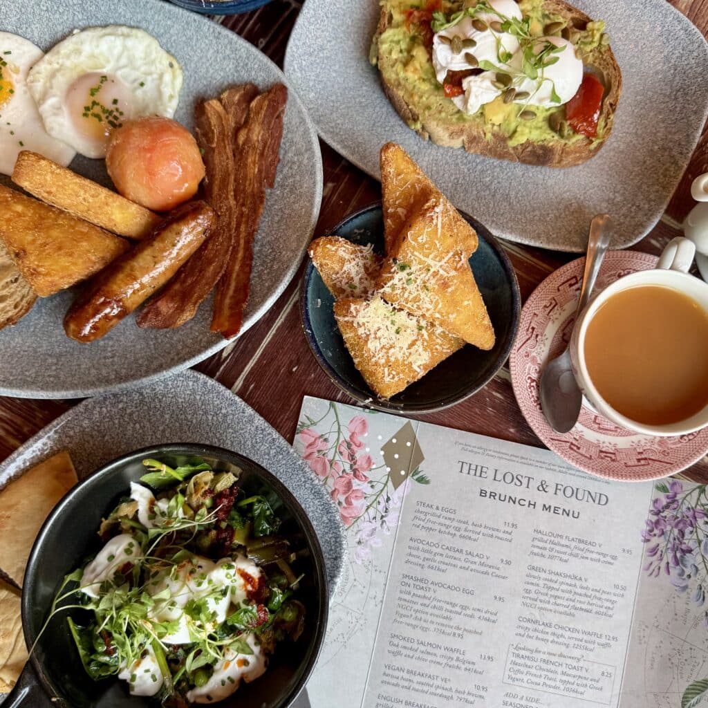 Lost & Found Knutsford Brunch menu & dishes square image Lost & Found Knutsford Brunch menu & dishes square image
