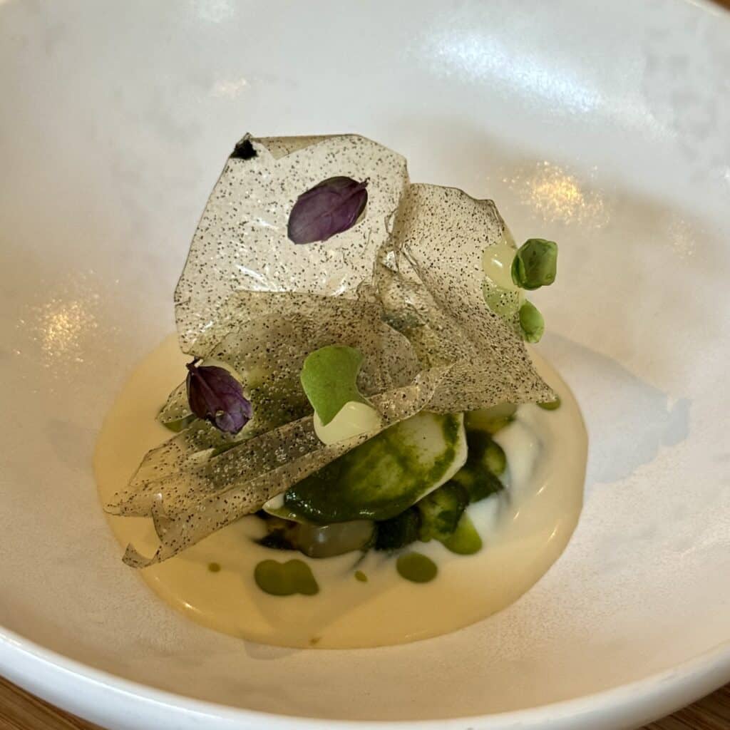 LI~LY Knutsford Basil Cured Scallop LI~LY Knutsford Basil Cured Scallop
