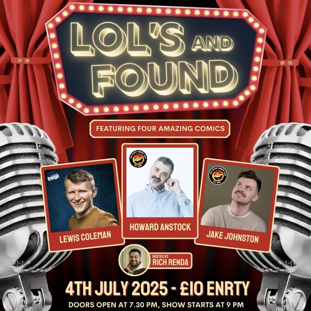 Lost & Found Knutsford Comedy Night square image Lost & Found Knutsford Comedy Night square image