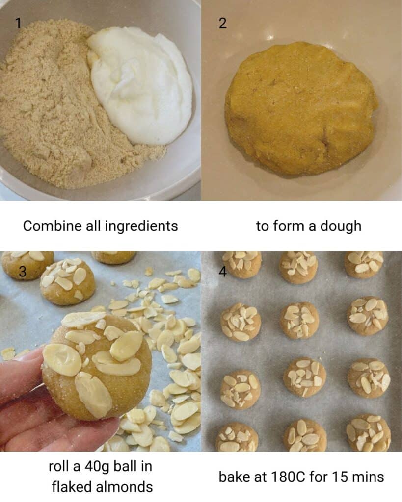 Detaljer Almond Cookies directions images