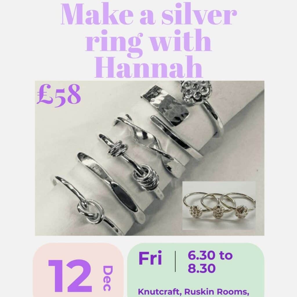 Knutcraft Silver Ring Making with Hannah