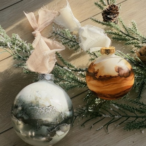 Stephanie Clair Christmas Bauble workshop at Detaljer 2025