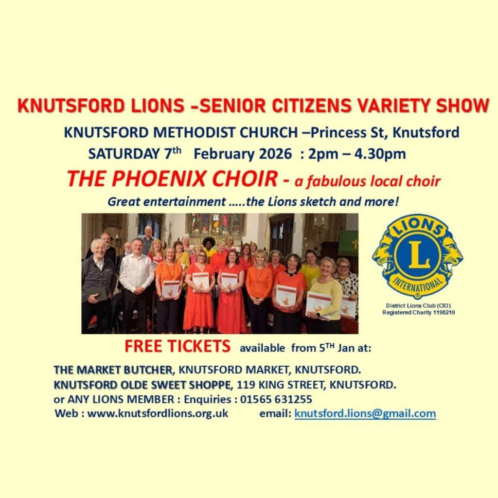 Knutsford Lions Senior Citizen Variety Show
