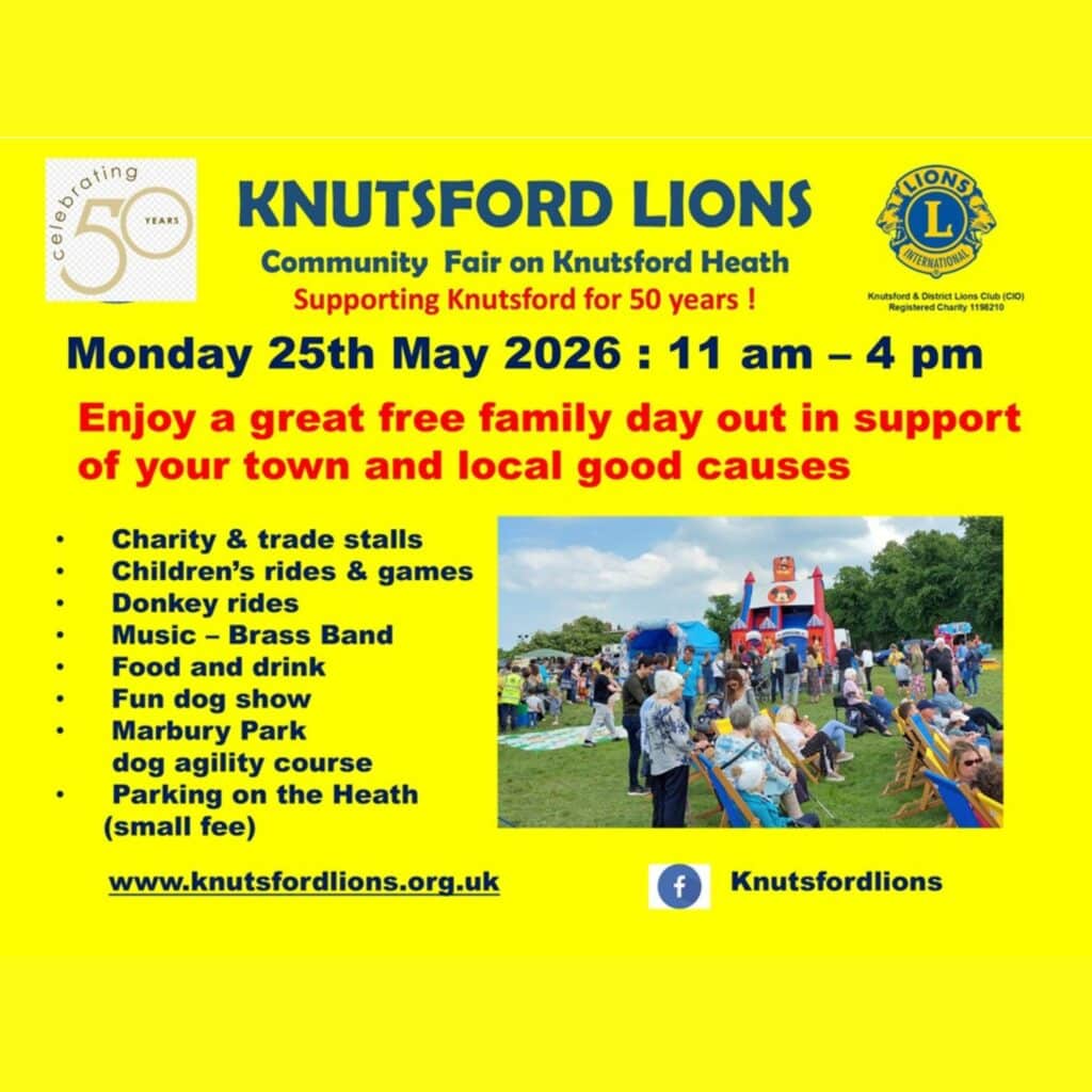 Knutsford Lions Community Fair 2026 square image Knutsford Lions Community Fair 2026 square image