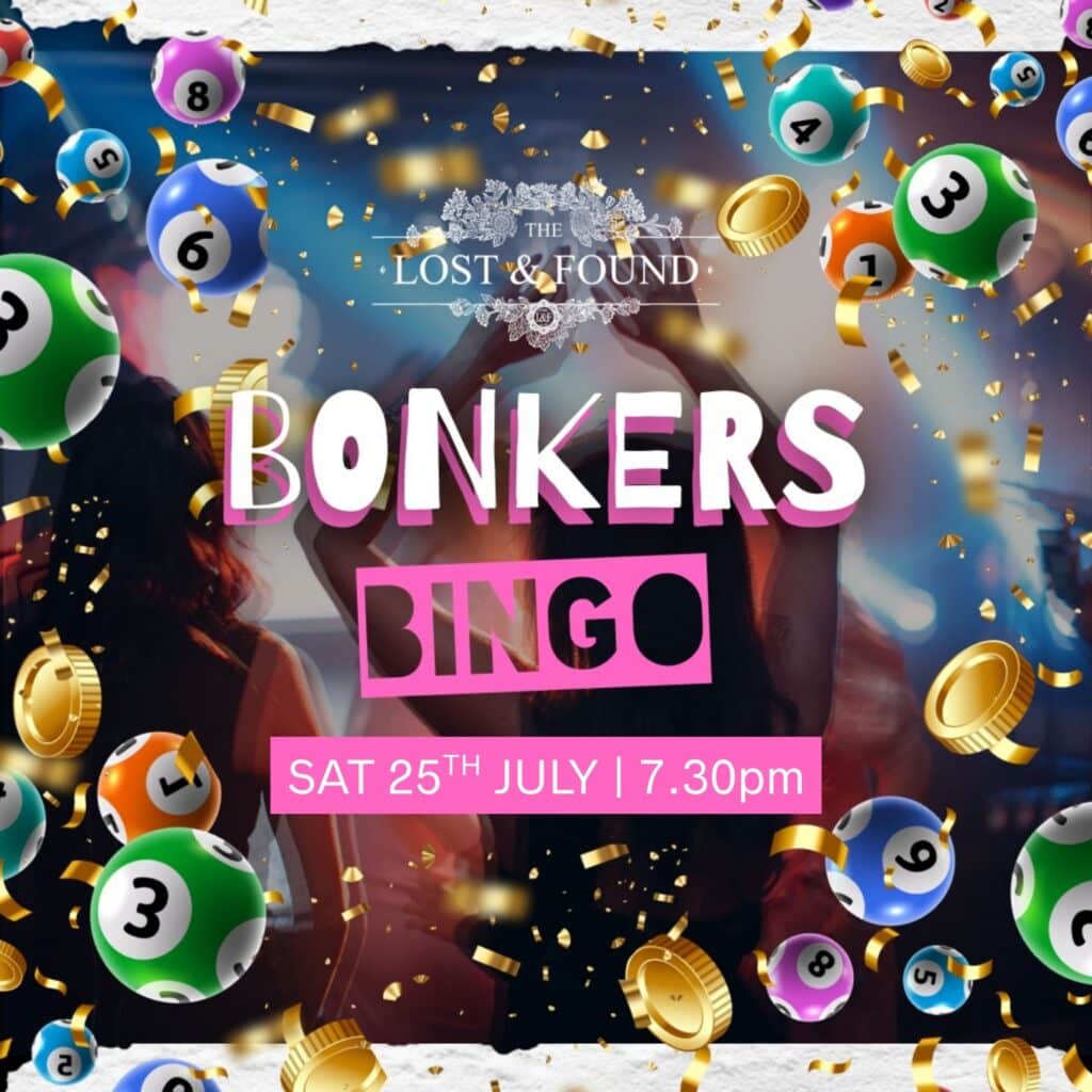 Lost & Found Bonkers Bingo July 2026