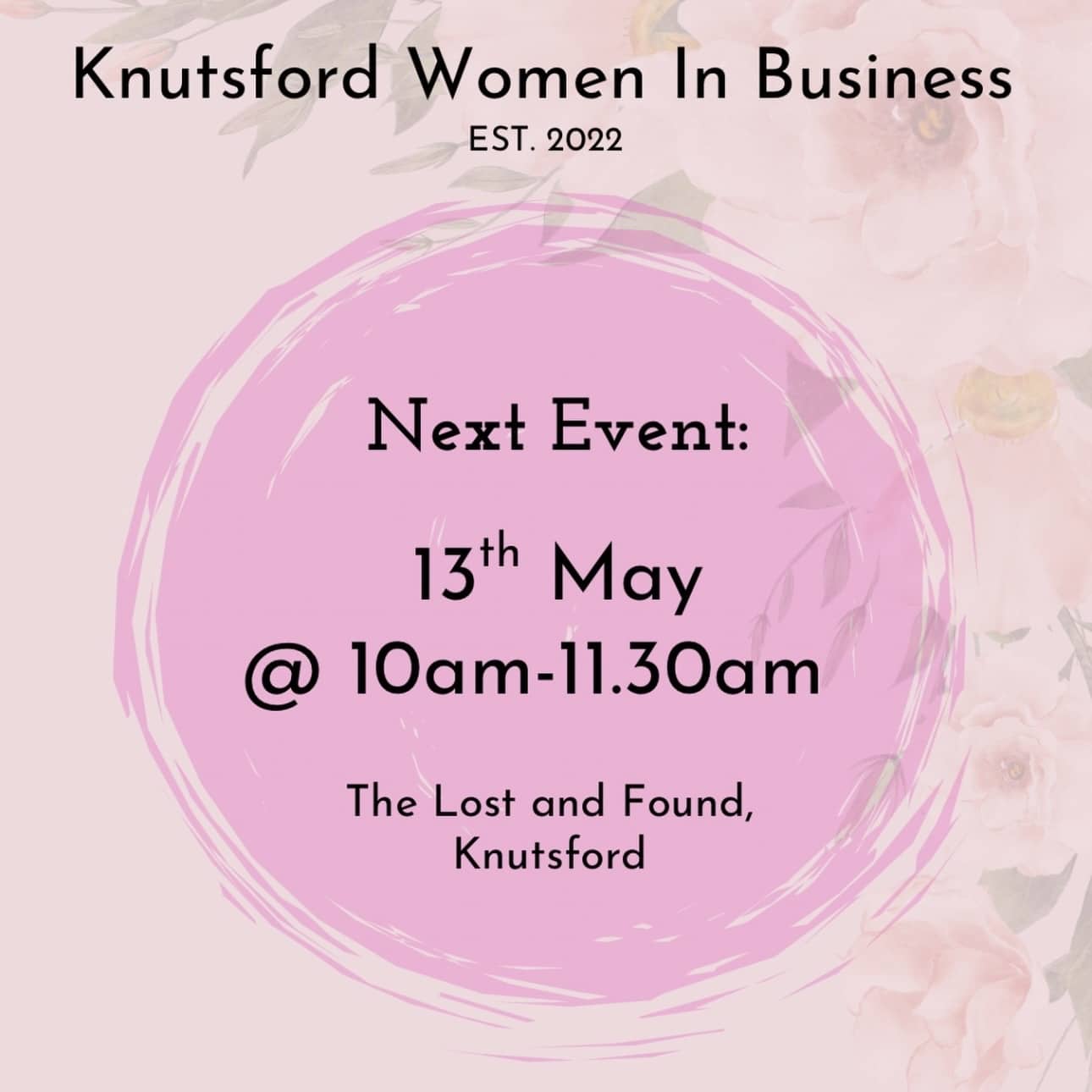 Knutsford Women in Business May 2026 Knutsford Women in Business May 2026