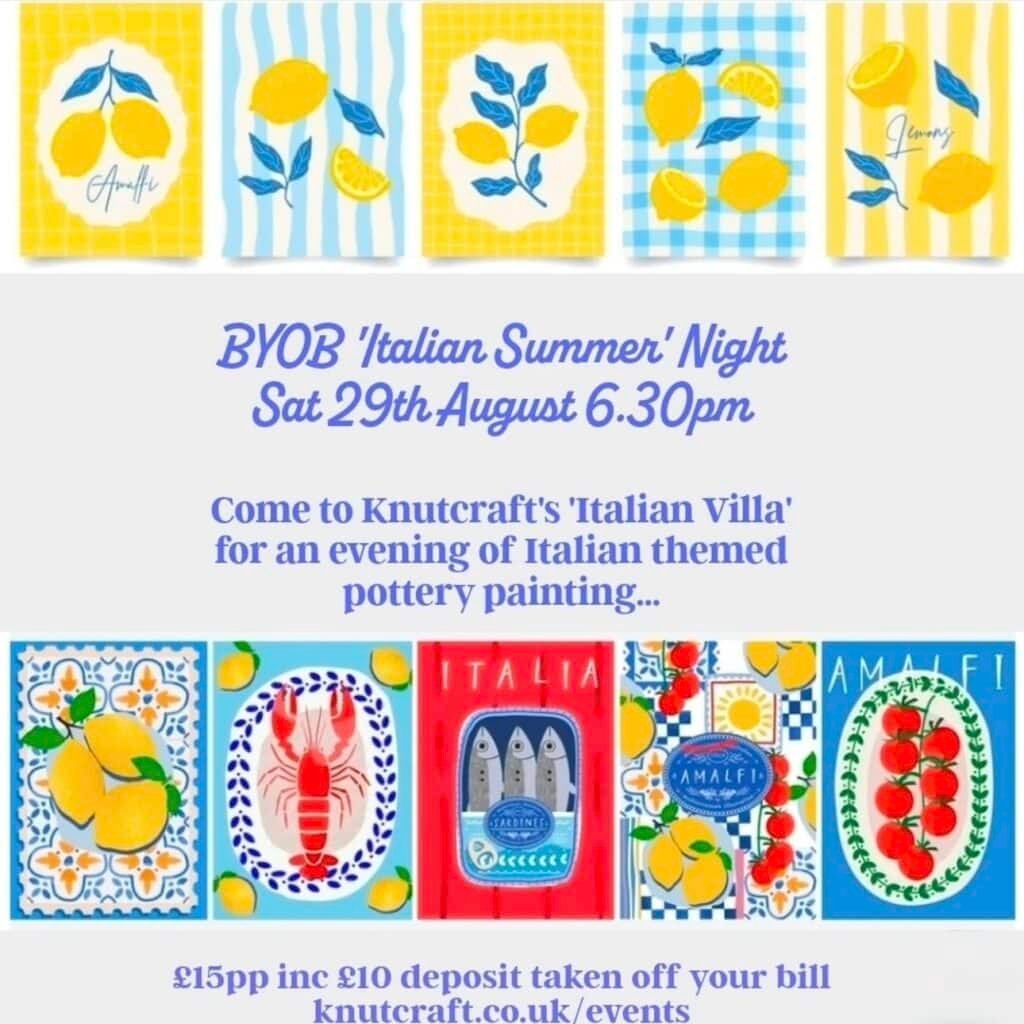 Knutcraft BYOB Italian Night