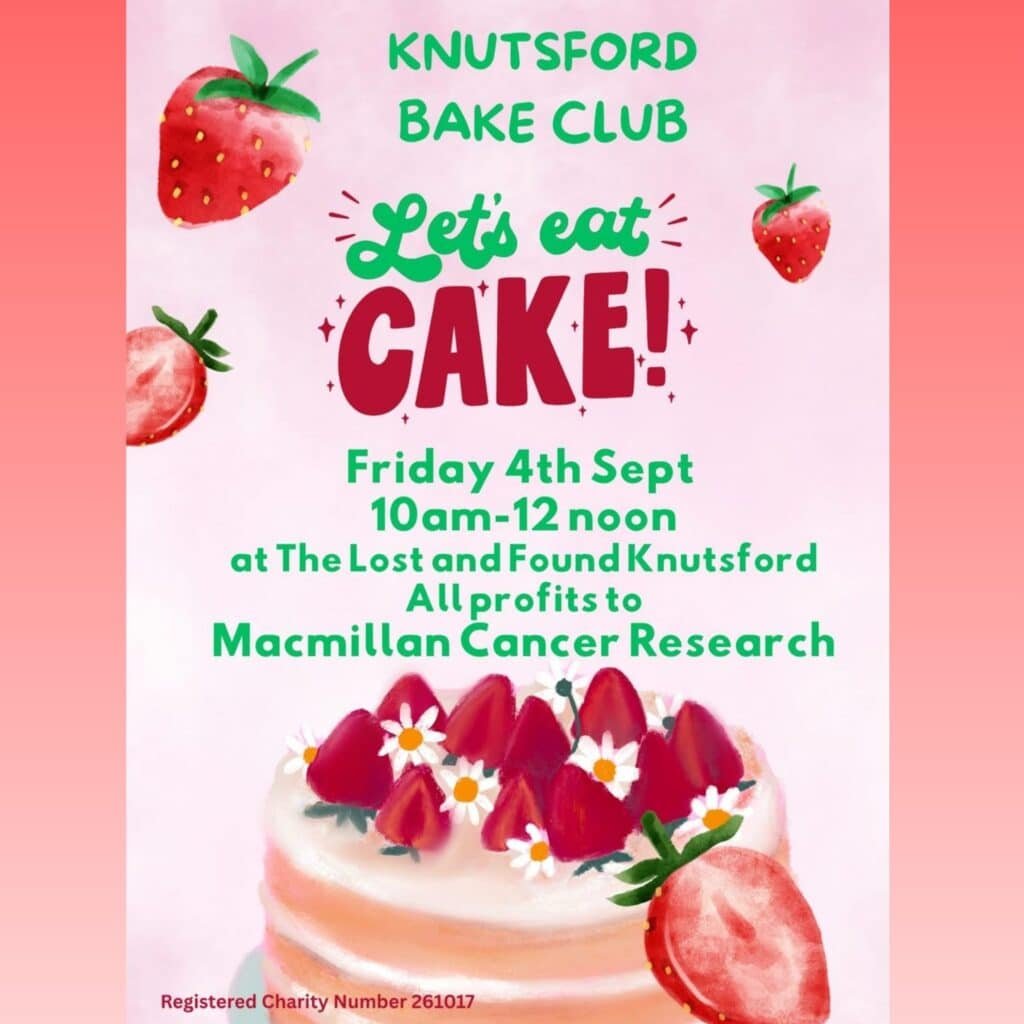 Knutsford Macmillan Coffee Morning 2026 square image Knutsford Macmillan Coffee Morning 2026 square image